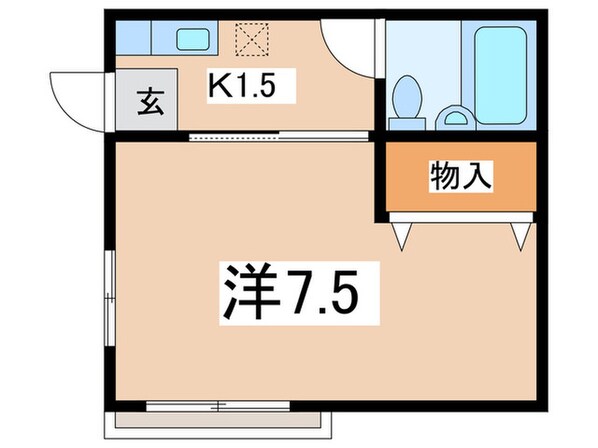 クロ－バ－ハウス弘明寺の物件間取画像